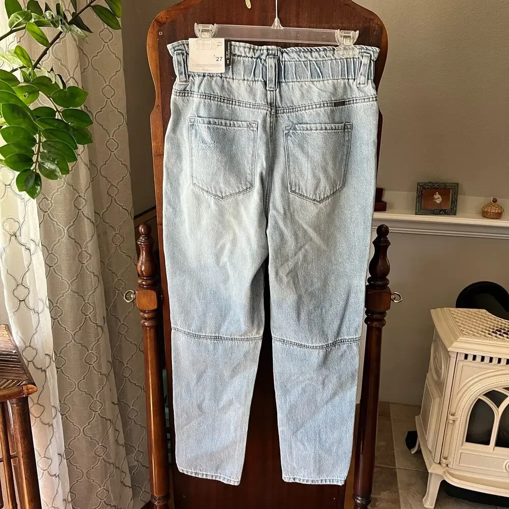 Kancan Bronte Ultra High Rise Paperbag Mom Jeans size 27 - Picture 6 of 11